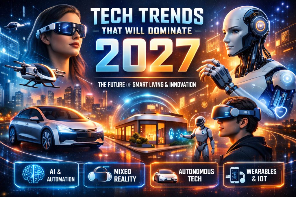 #Top Tech Trends That Will Dominate 2027: the future.